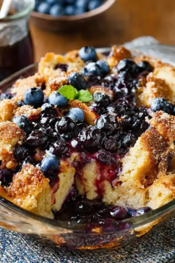 Blueberry French Toast Casserole