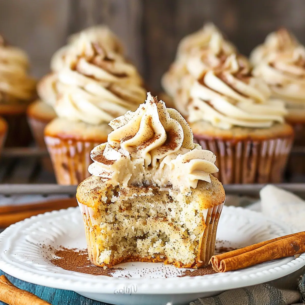 Cinnamon Roll Cupcakes