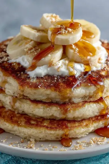 Fluffy Banana Pancakes