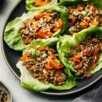 Asian Style Ground Beef Lettuce Wraps