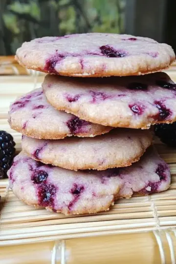 Black Raspberry and Lemon Shortbread Cookies Recipe