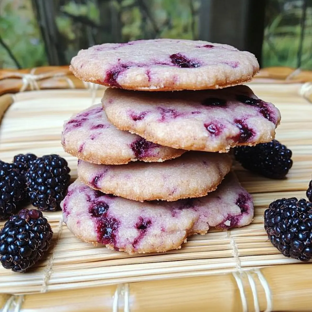 Black Raspberry and Lemon Shortbread Cookies Recipe