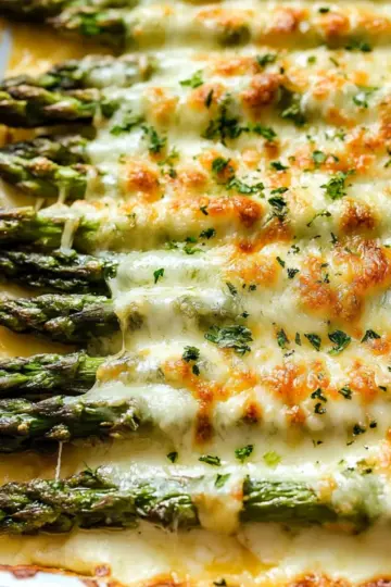 Cheesy Baked Asparagus