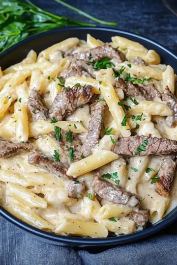 Creamy Steak Pasta