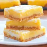 Lemon Brownie Bars Recipe