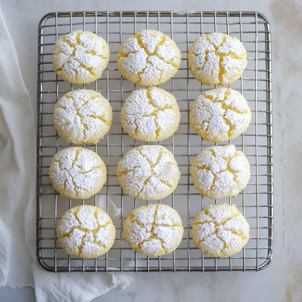 Lemon Crinkle Cookies