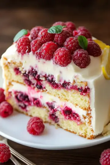 Lemon Raspberry Cake