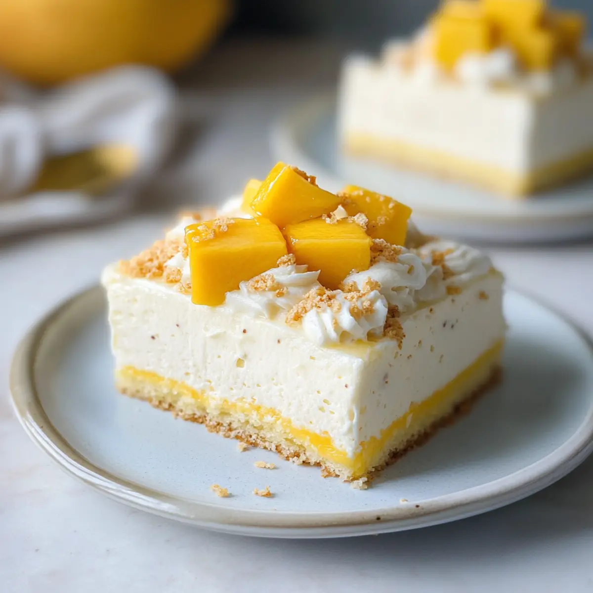 Mango Lassi Tres Leches Cake