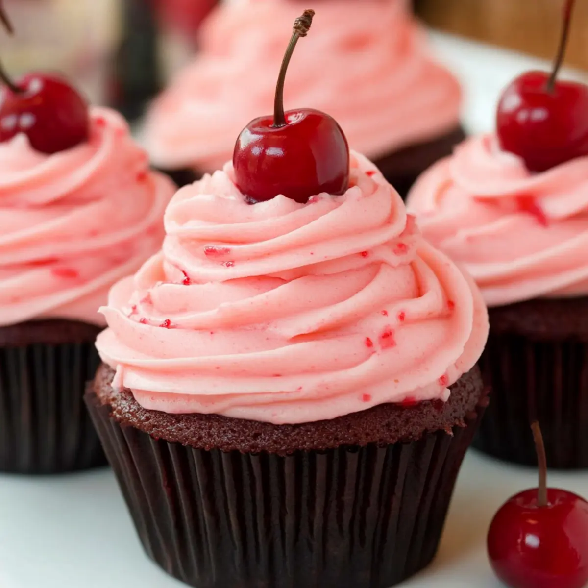 Maraschino Cherry Buttercream Frosting