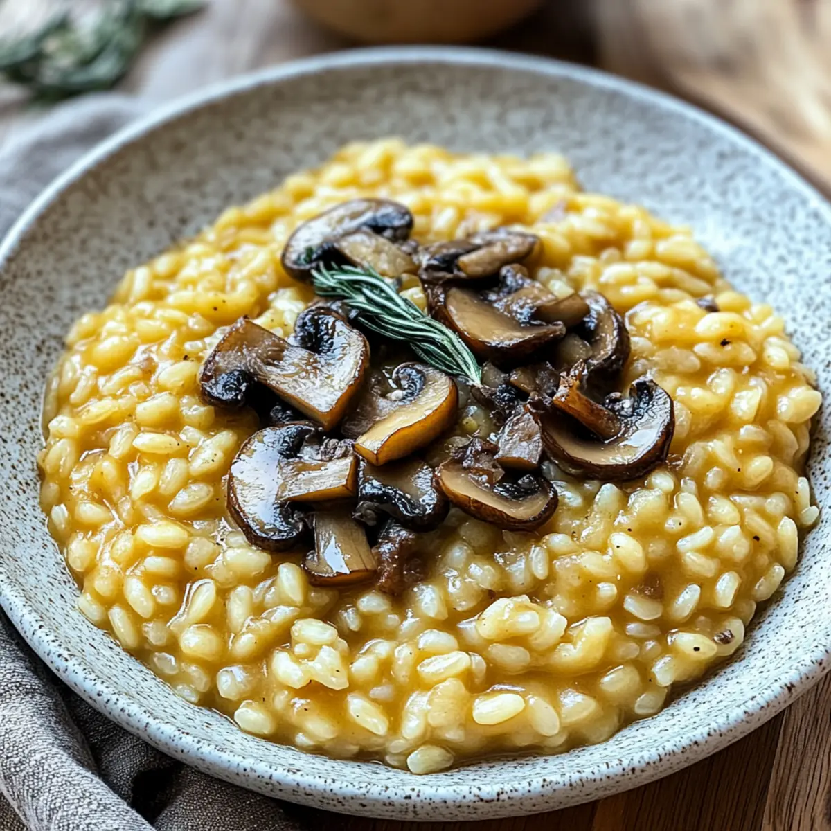 Mushroom Risotto