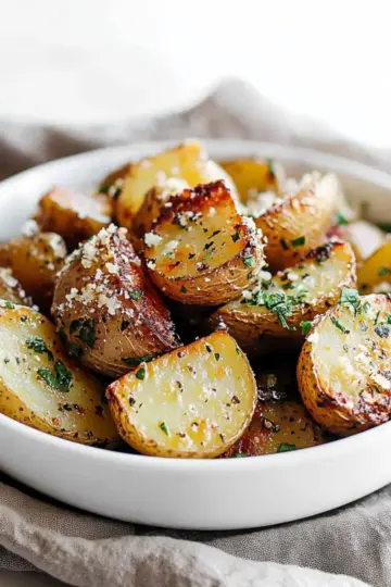 Roasted Garlic Parmesan Potatoes