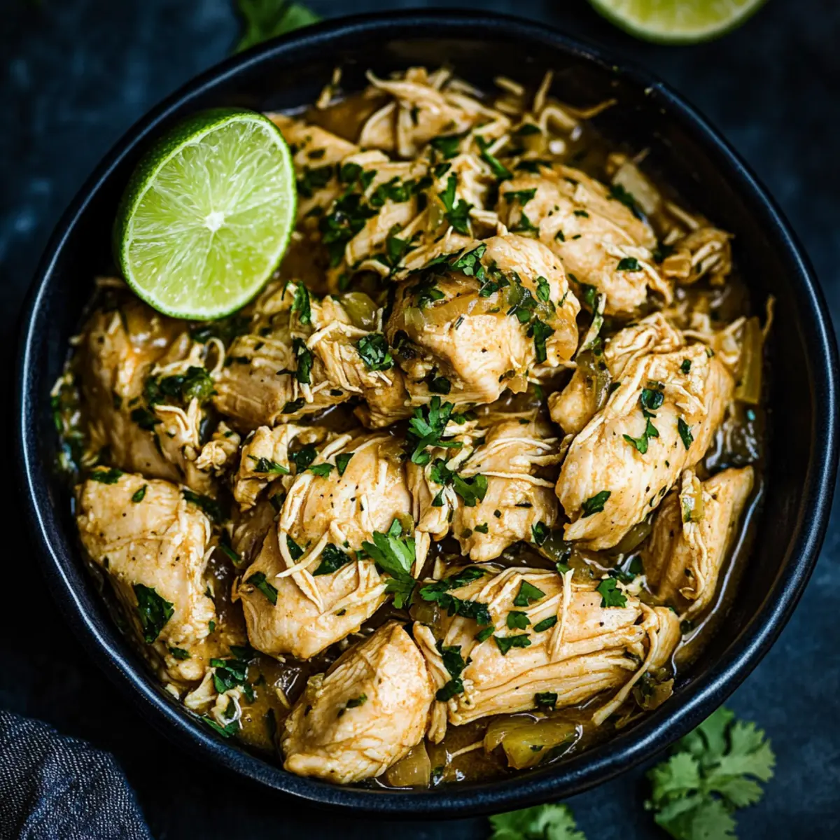 Slow Cooker Cilantro Lime Chicken