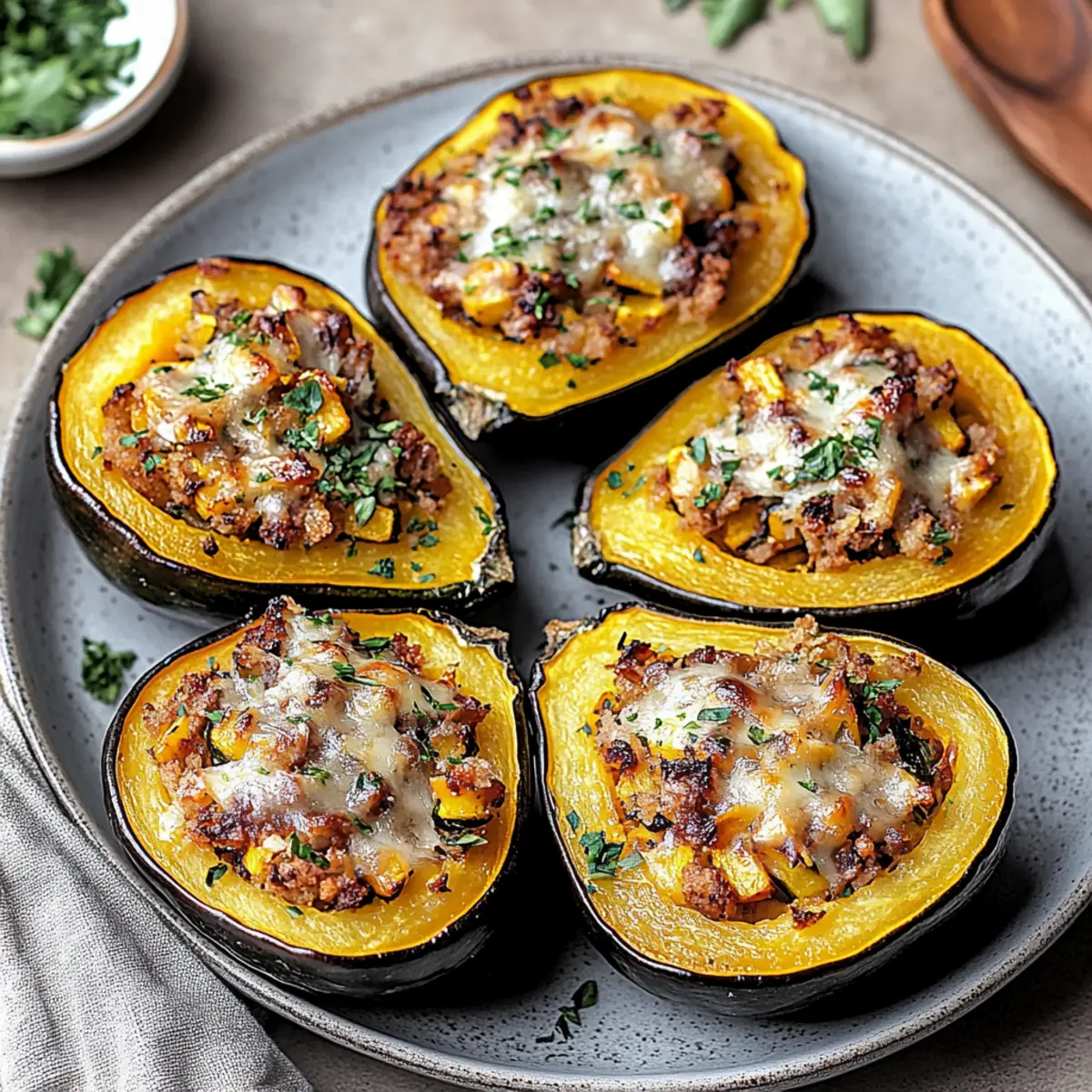 Stuffed Acorn Squash