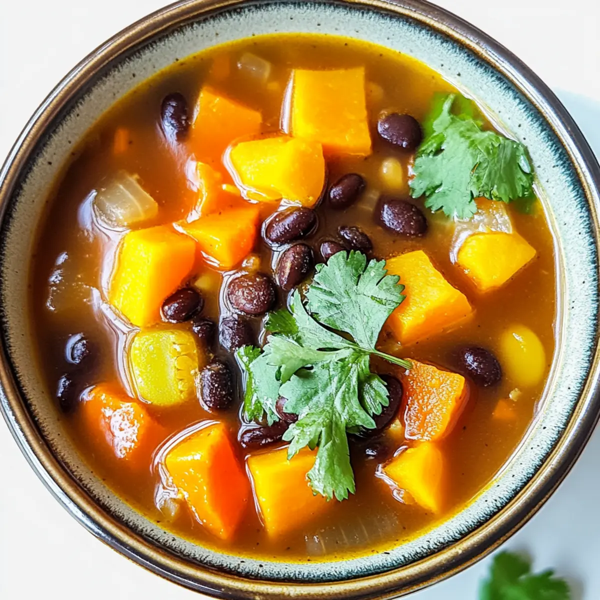 Sweet Potato Black Bean Soup