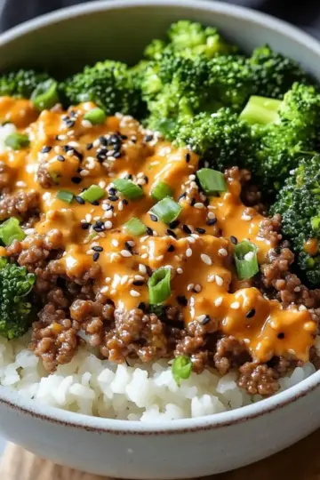Teriyaki Ground Beef and Broccoli