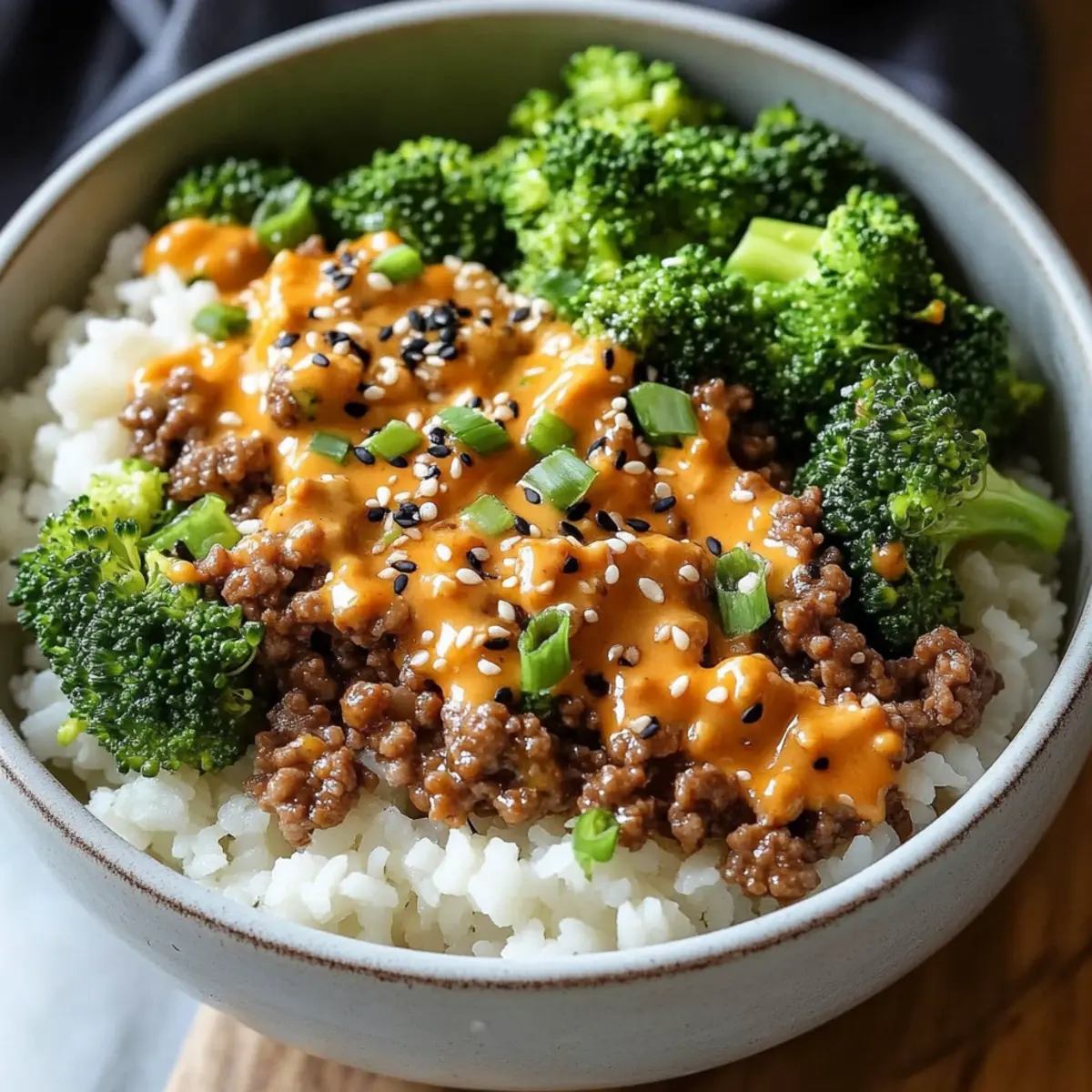 Teriyaki Ground Beef and Broccoli