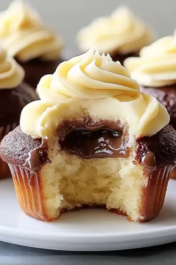 Boston Cream Pie Cupcakes