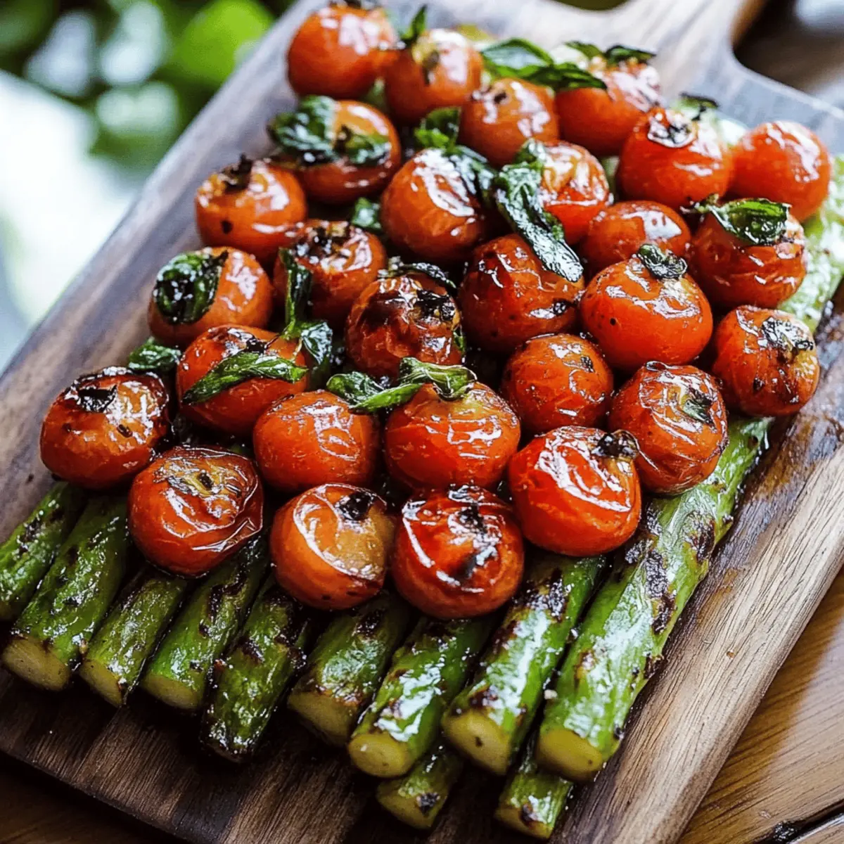 Caprese Roasted Asparagus