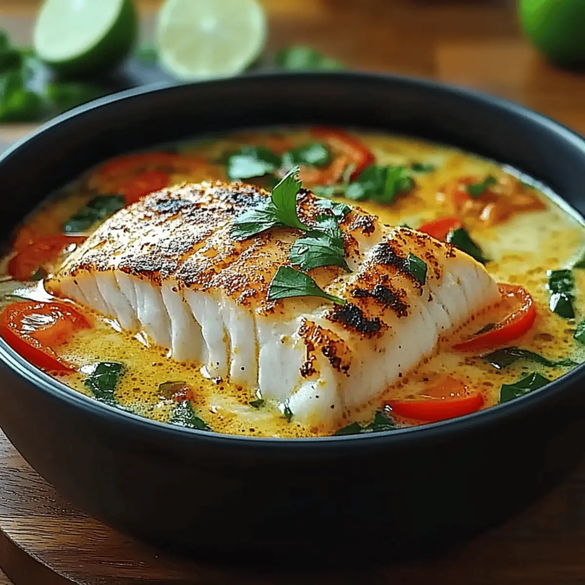 Coconut Lime Fish Soup