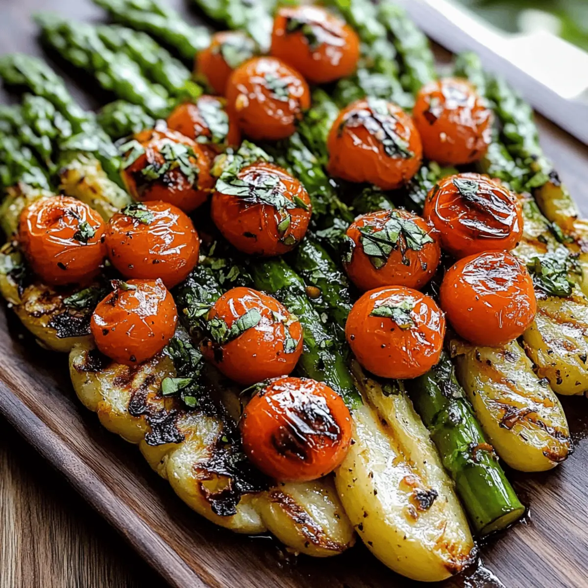Caprese Roasted Asparagus