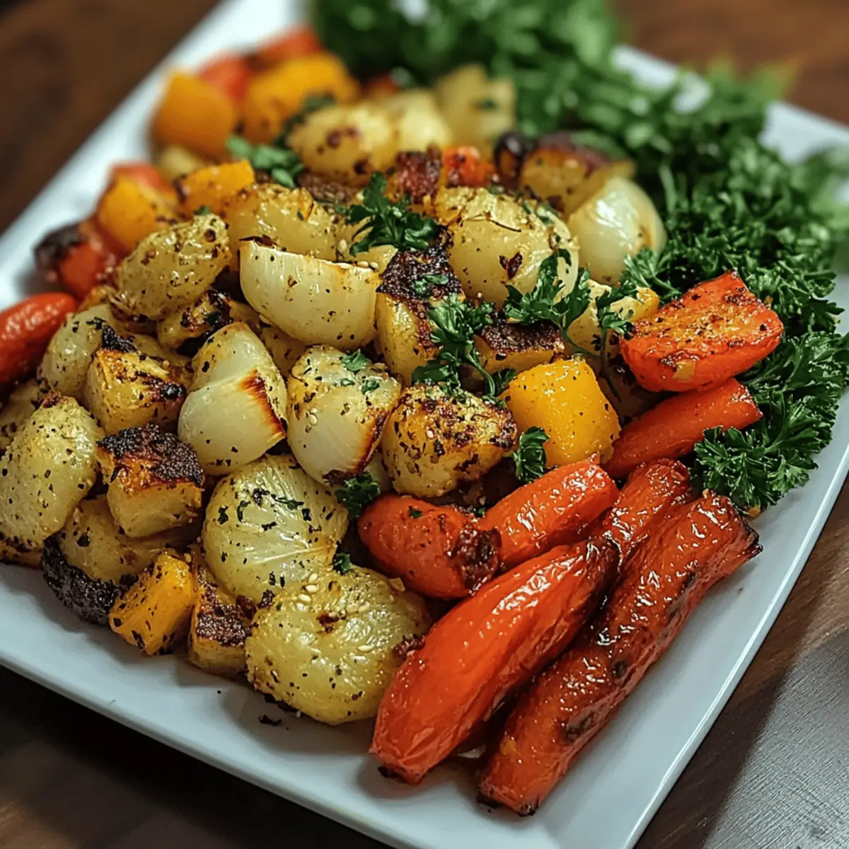 Garlic Roasted Vegetables