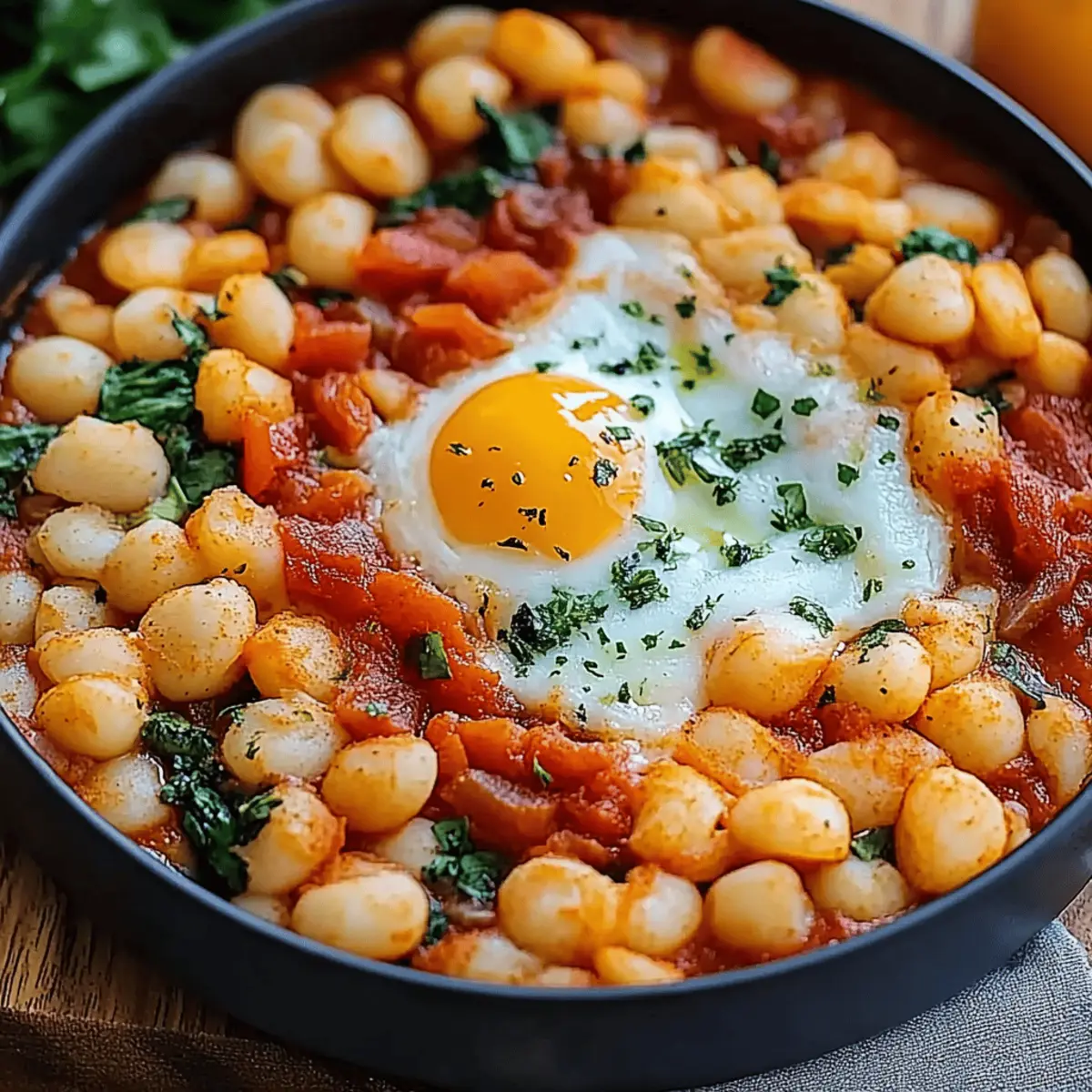 Spanish Beans & Eggs