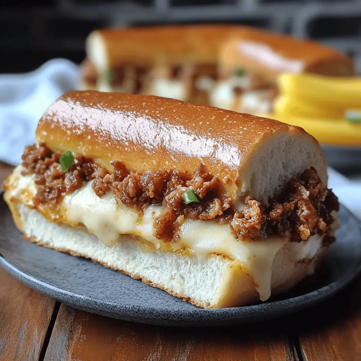 Philly Cheese Steak Sloppy Joes