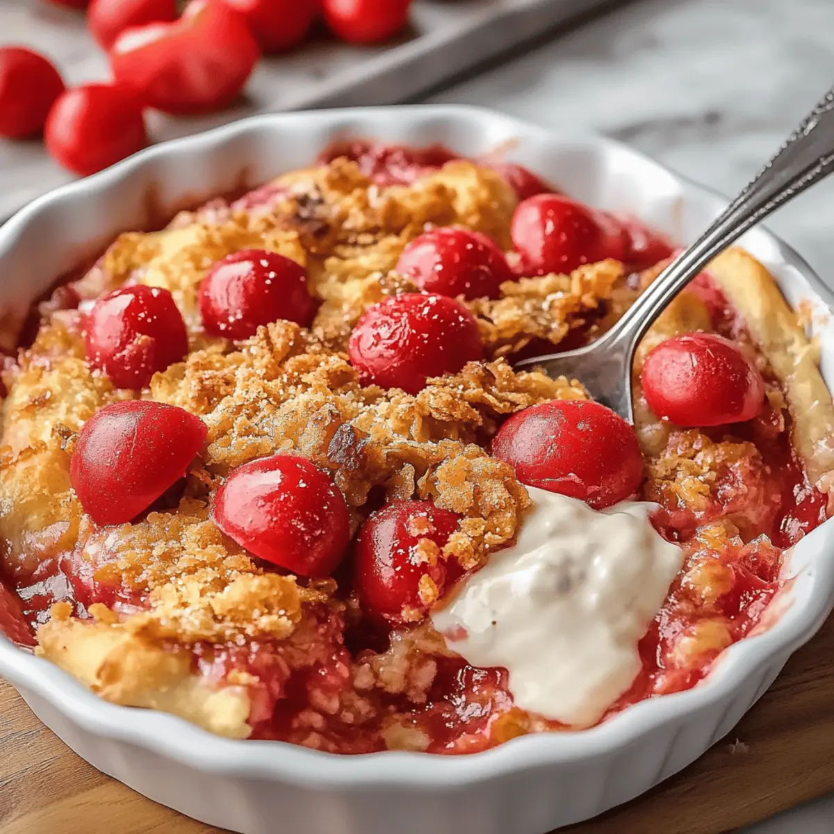 Cherry Crumble