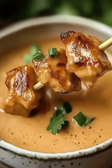 Thai Chicken Satay with Peanut Sauce