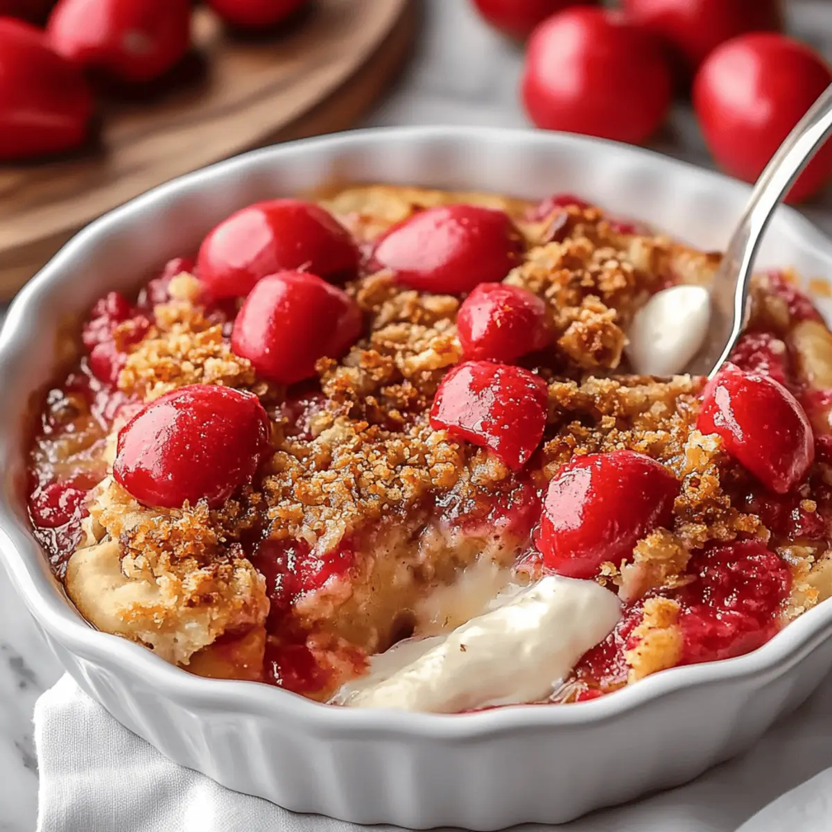 Cherry Crumble