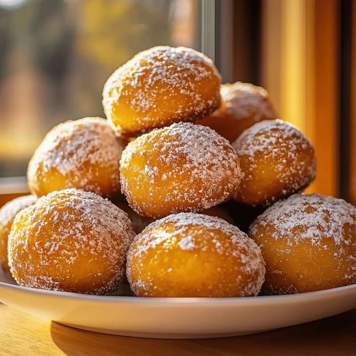 Baked Pumpkin Donut Holes