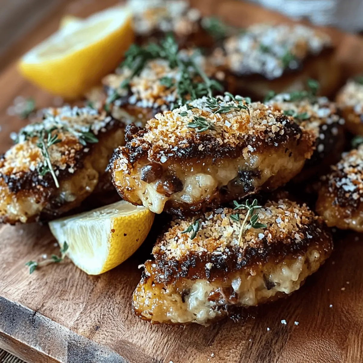 Stuffed Morel Mushrooms