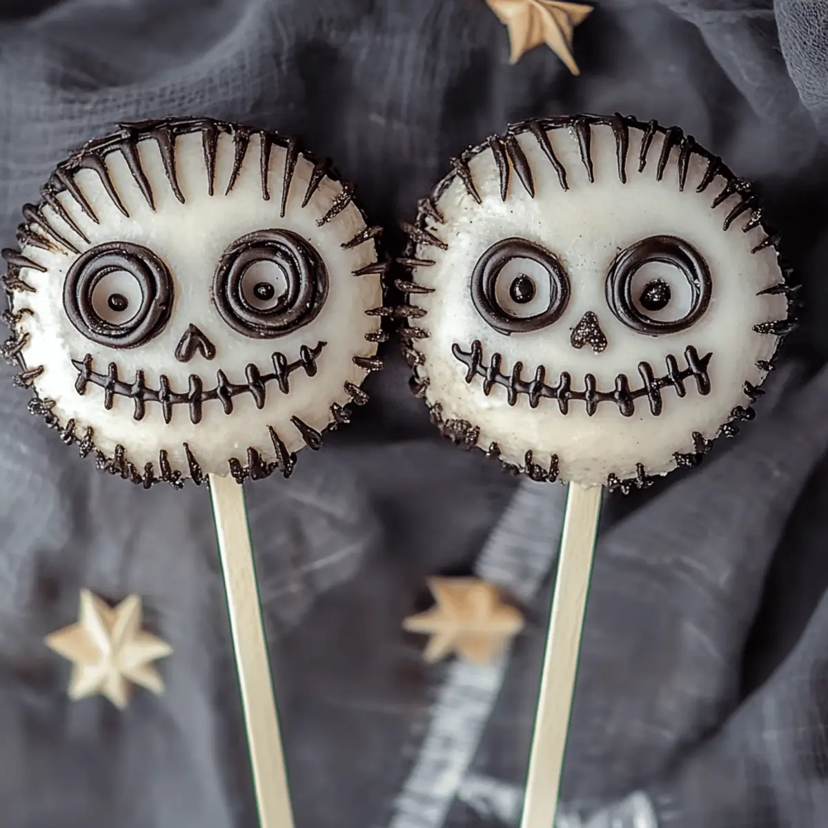 Jack Skellington Oreo Pops