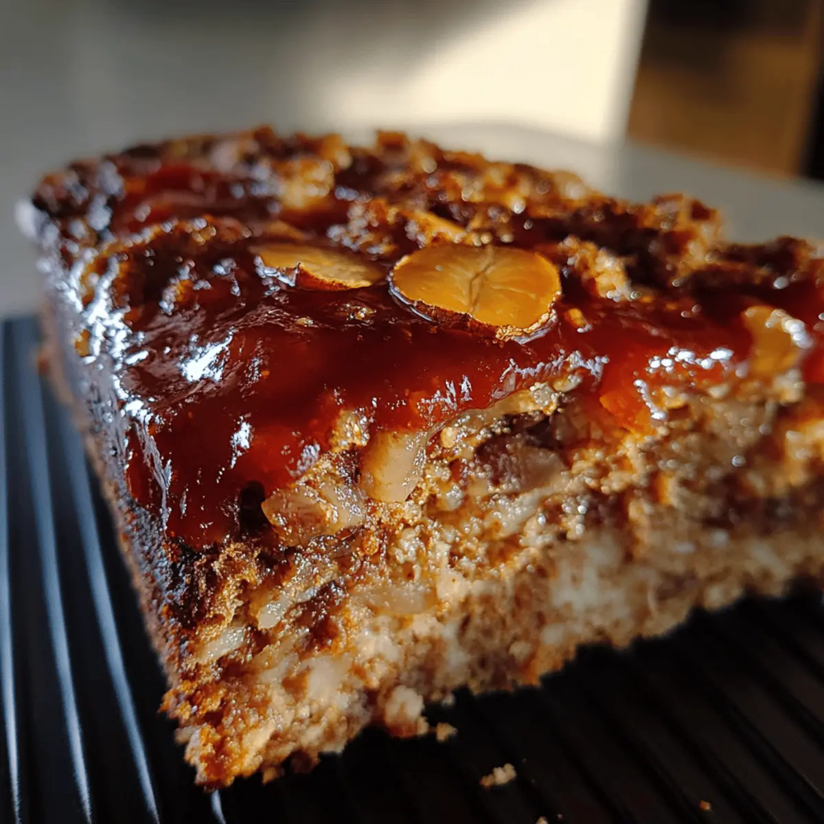 Vintage Meatloaf with Sweet & Spicy Glaze