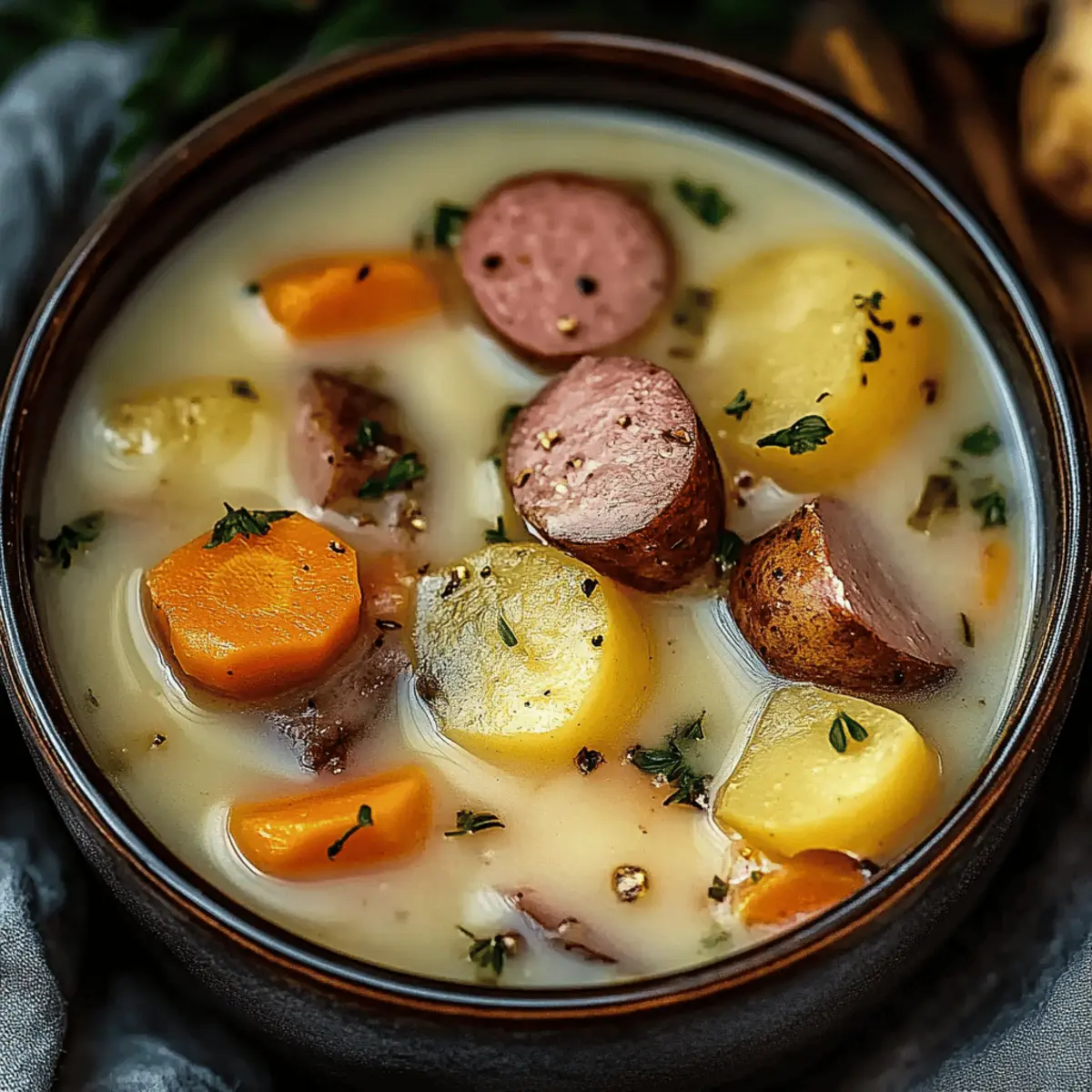 Kielbasa Potato Soup
