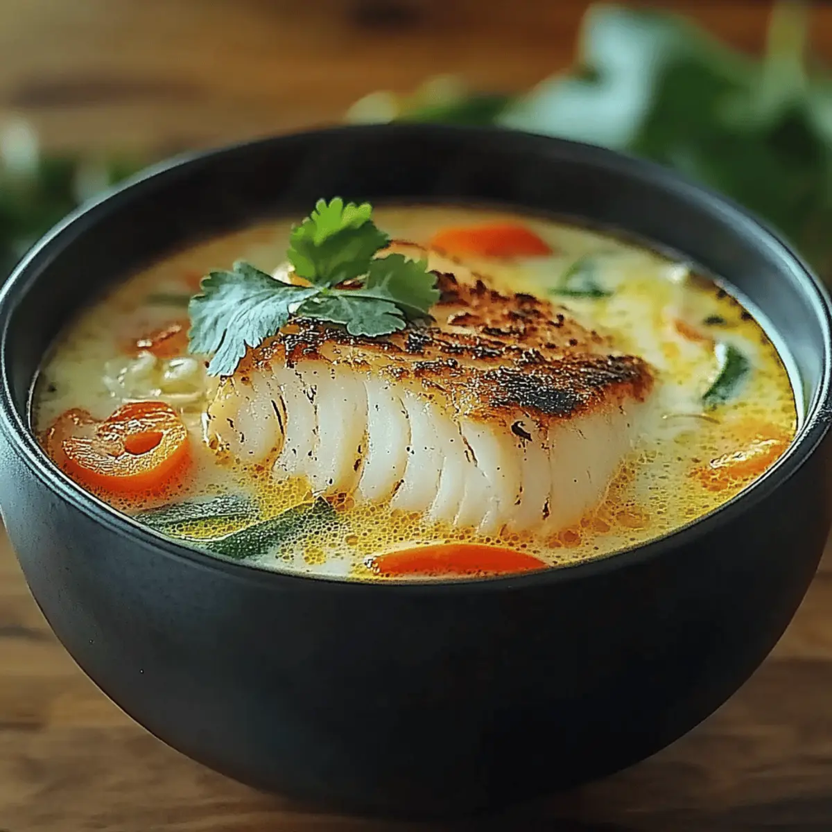 Coconut Lime Fish Soup