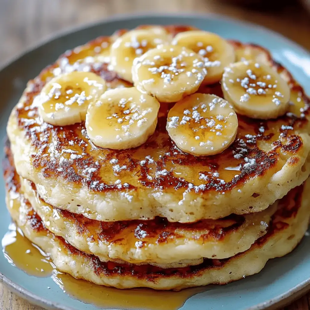 Fluffy Banana Pancakes