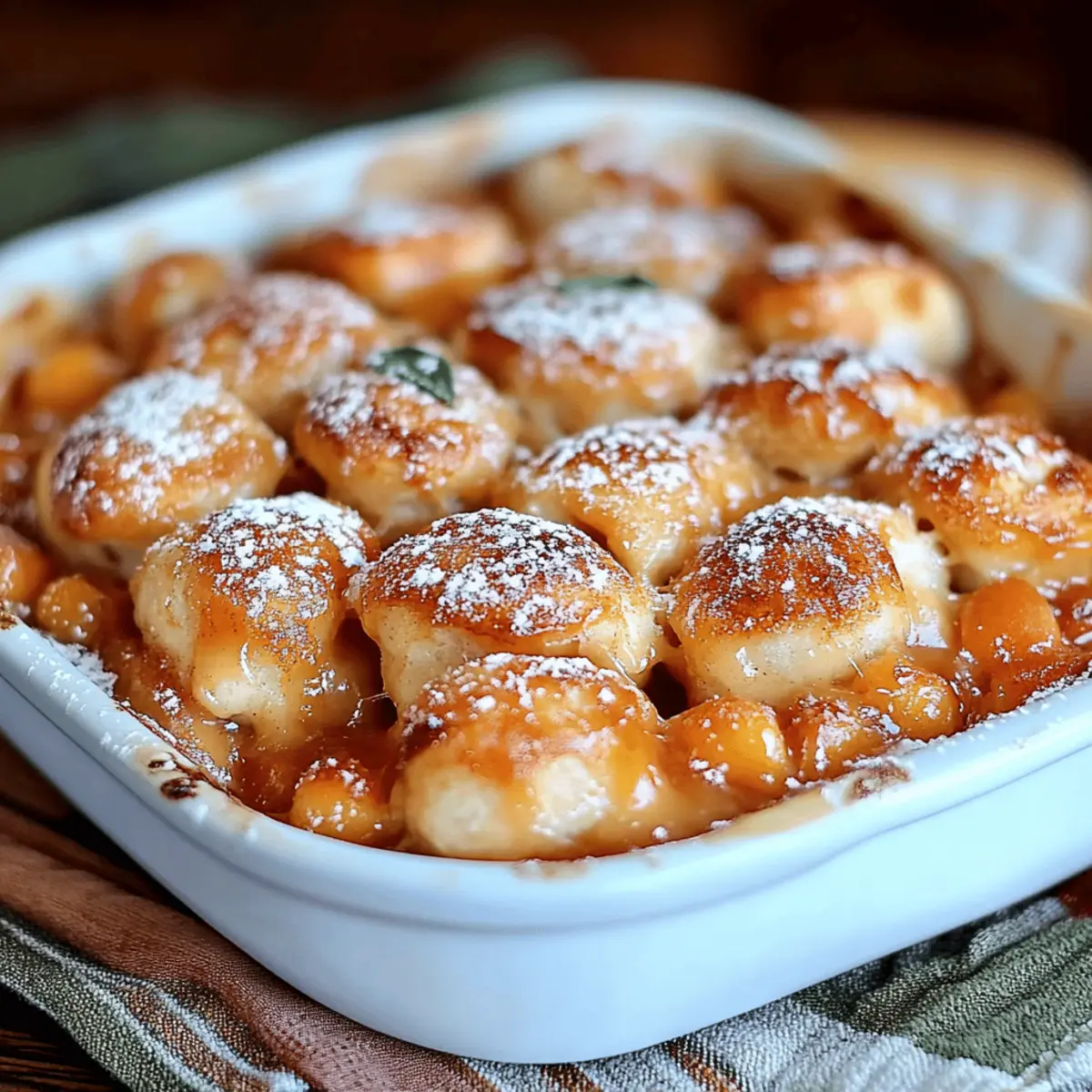 Apple Bubble Up Casserole