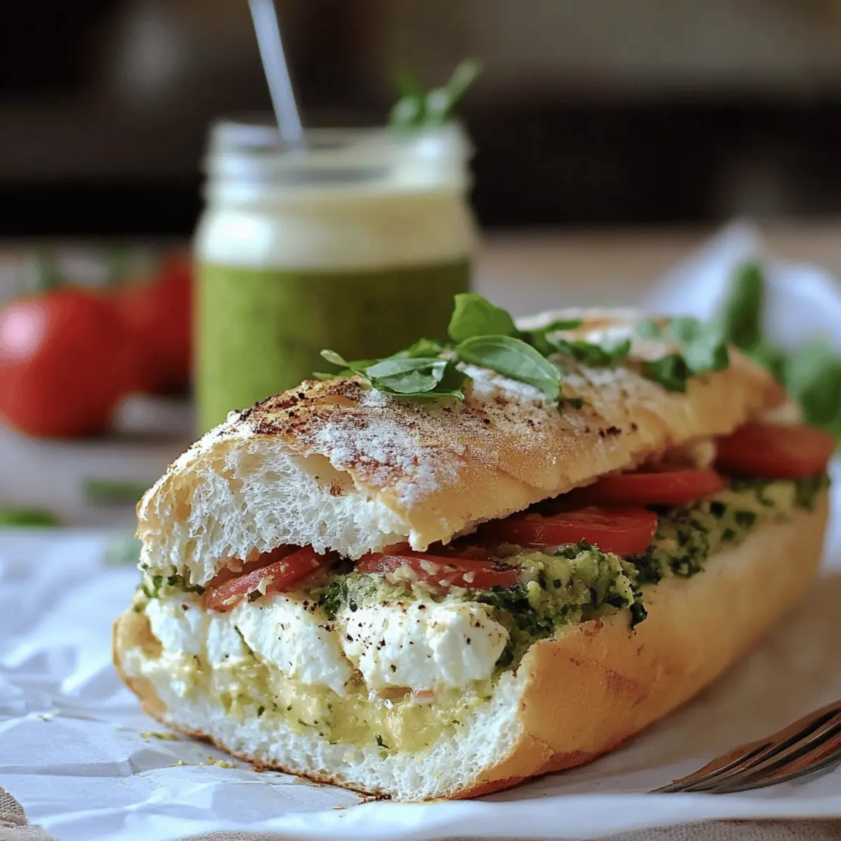 Chicken Pesto Sandwich