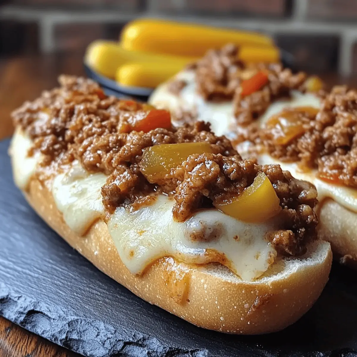 Philly Cheese Steak Sloppy Joes