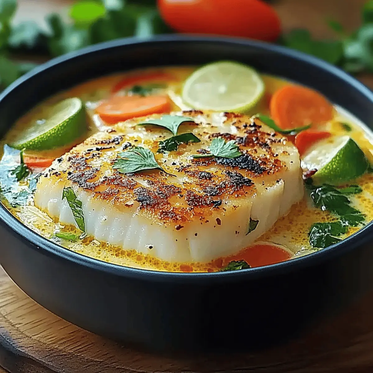 Coconut Lime Fish Soup