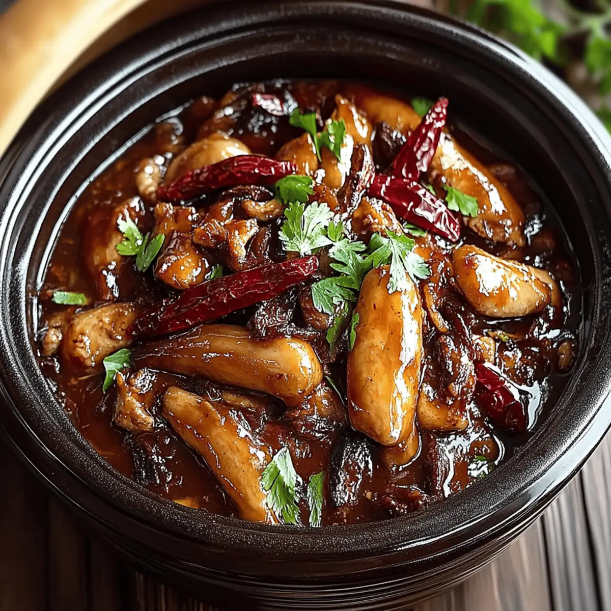 Crock Pot Bourbon Chicken