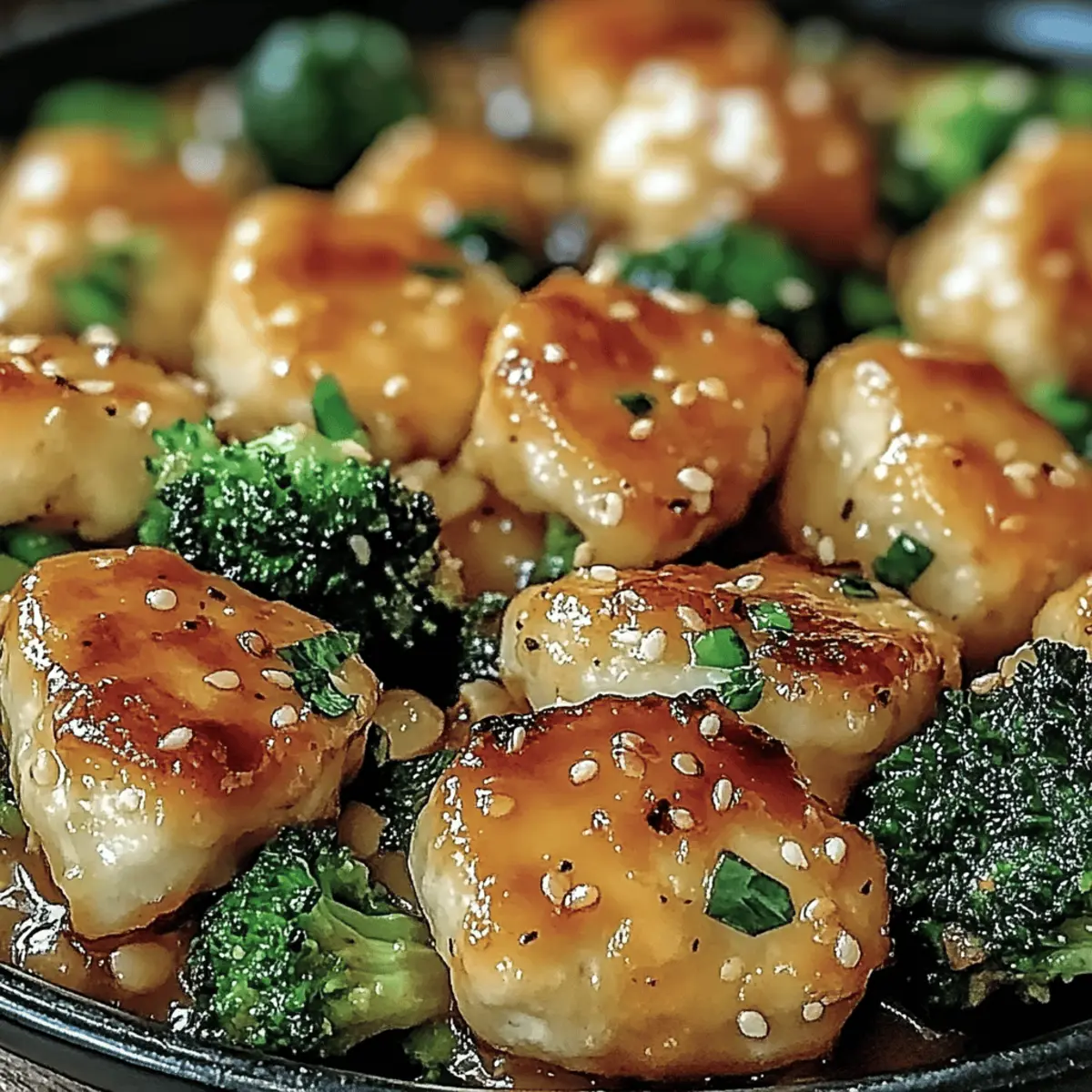 Garlic Chicken with Broccoli and Spinach