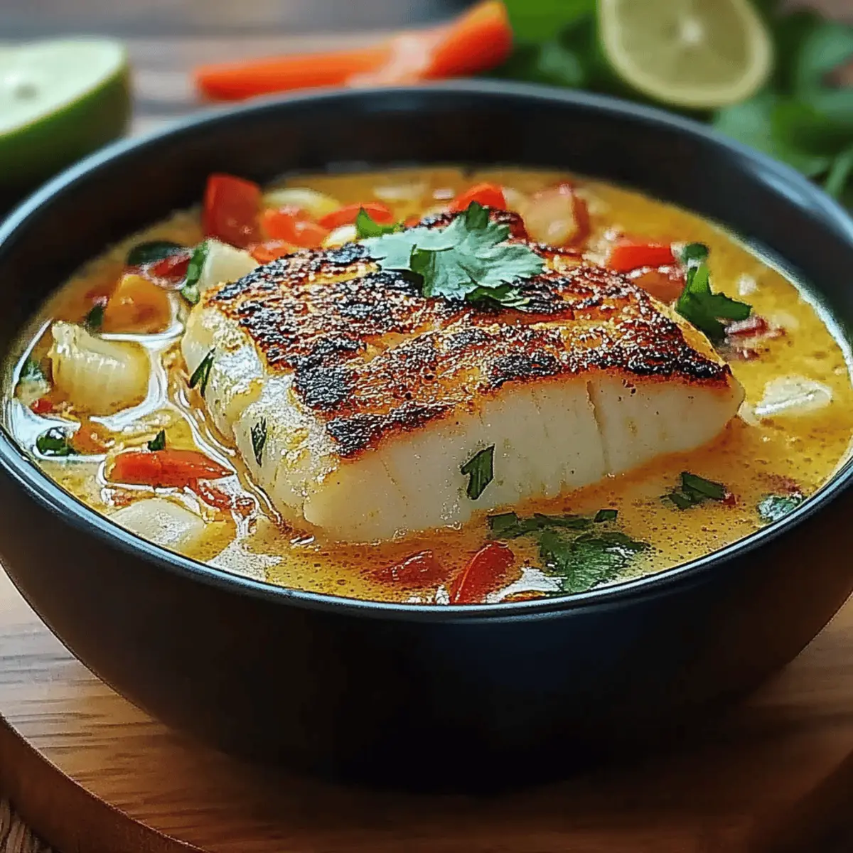 Coconut Lime Fish Soup
