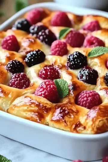 Berry Croissant Bake
