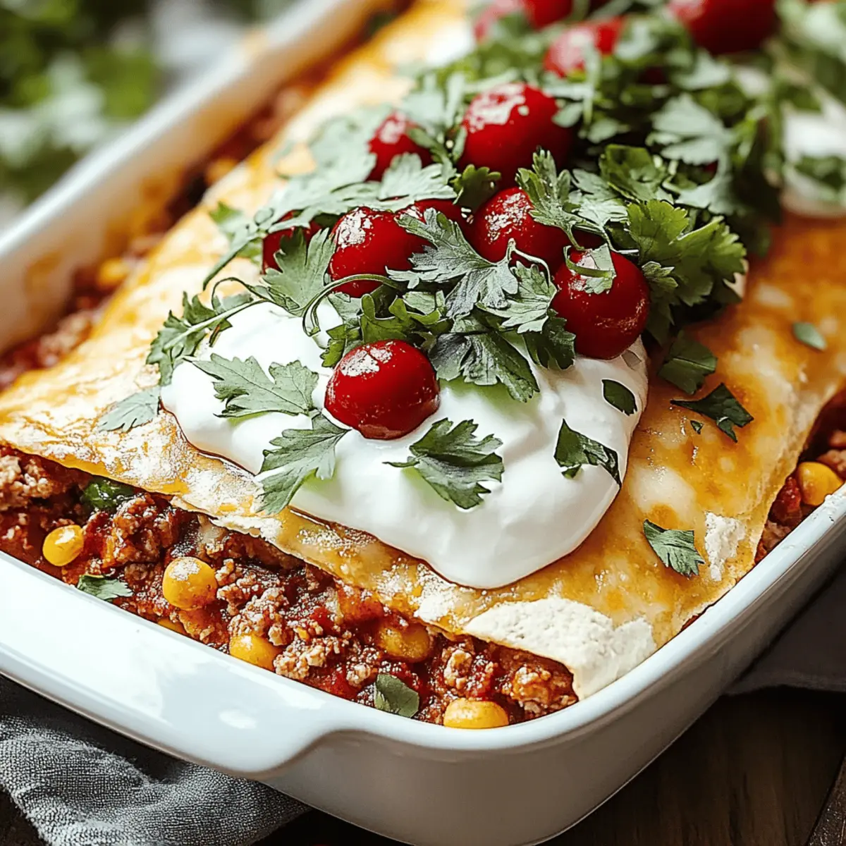 Ground Beef Enchiladas
