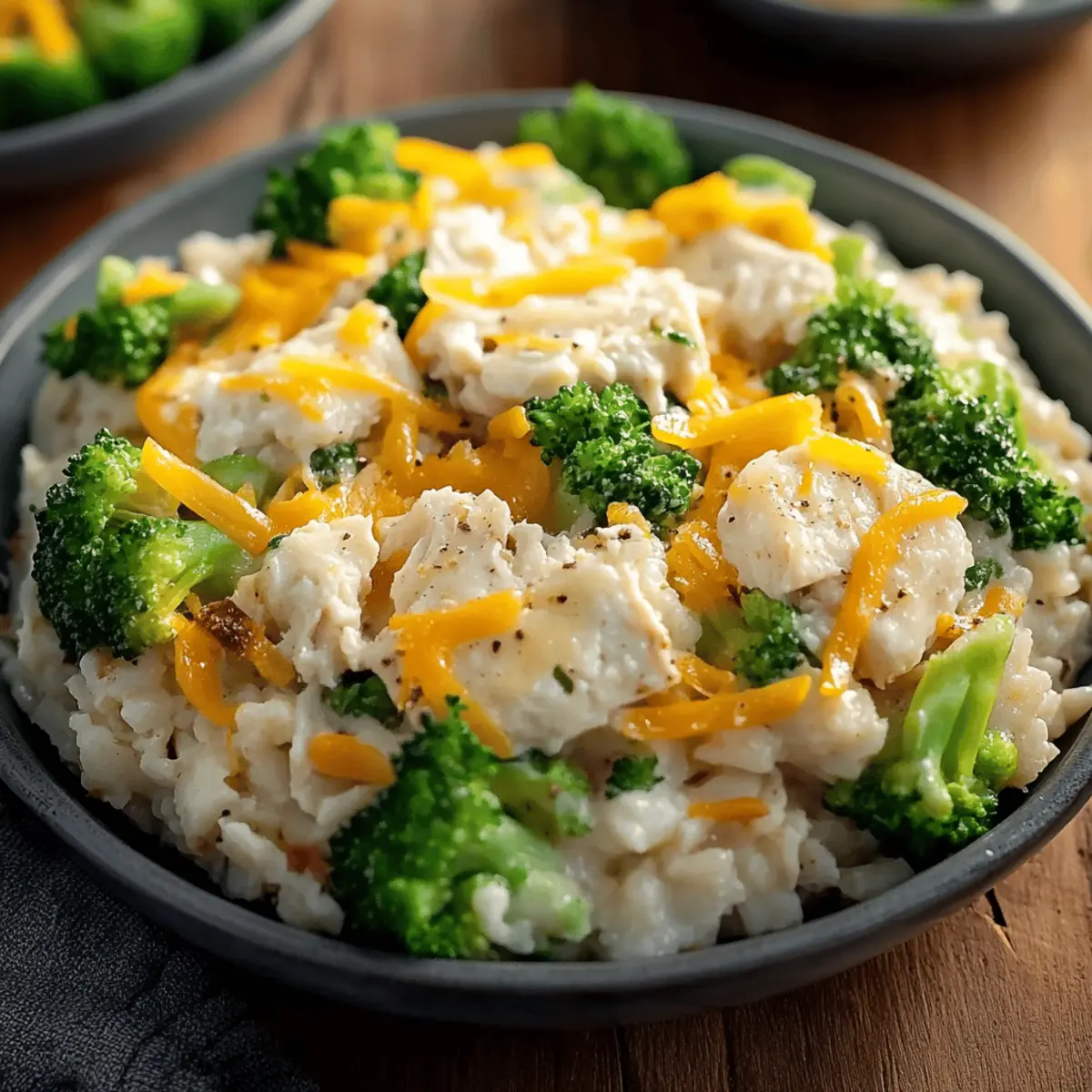 Cheesy Chicken Broccoli Rice