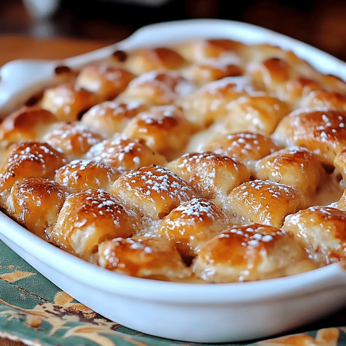 Apple Bubble Up Casserole