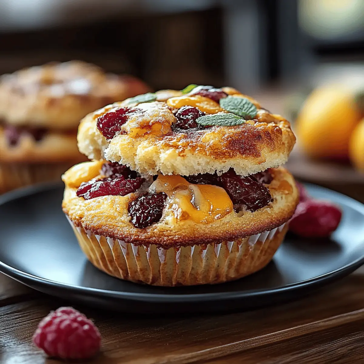 Cranberry Orange Pecan Muffins