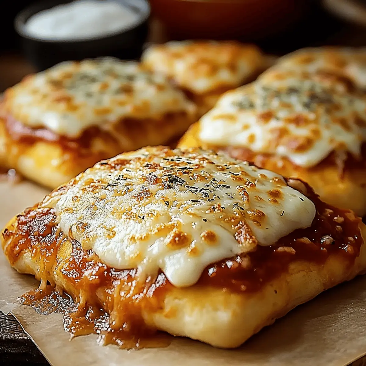 Cheesy Pizza Pockets